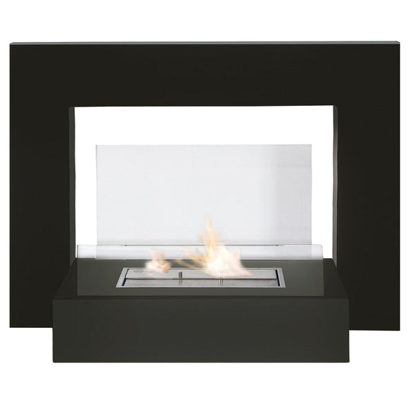 Camino a Bioetanolo da Pavimento 60x80 cm Karlsen Asiago Nero prezzo