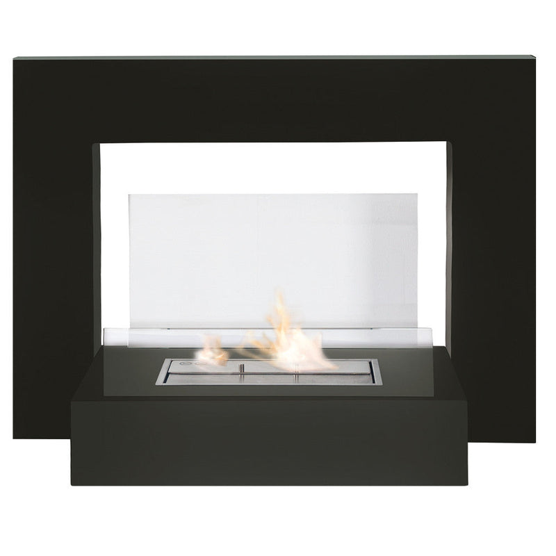 Camino a Bioetanolo da Pavimento 60x80 cm Karlsen Asiago Nero