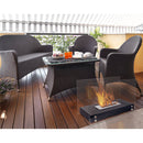 Camino a Bioetanolo da Pavimento 70x40,2 cm Flig Oakland Bianco