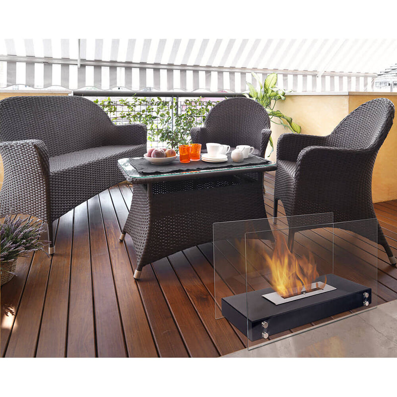 Camino a Bioetanolo da Pavimento 70x40,2 cm Flig Oakland Granito