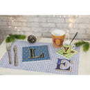 Tazzina da Caffè con Piattino Quadrato A Ø5,3x5,5 cm in New Bone China VdE Tivoli 1996 Monogram