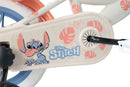 Bicicletta per Bambine 12" Disney Stitch Freni Caliper e Stabilizzatori in Acciaio Hi-Ten Beige
