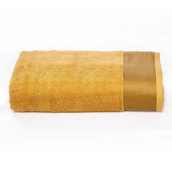 acquista Telo Spugna Asciugamano 60x110 cm con Balza in Raso Garrini Hope Bronzo
