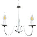 Lampadario 3xE14 Montatura Verniciata Bianco E-Energy Nicla