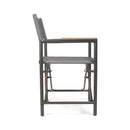 Sedia Pieghevole Regista 53x55x85 cm in Alluminio Revo Grigia