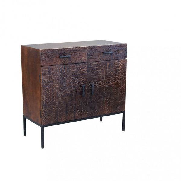 acquista Mobile Craig 90x40x85 h cm in Legno Marrone