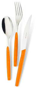 Servizio Set di Posate 24 pezzi in Acciaio Inox Eme Dream Arancio 9