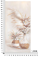 Dipinto su Tela Kiukku 60x120x2,8 cm Cornice in Legno di Pino Multicolor