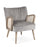 Poltrona 64x71x79h cm Virna Silver