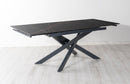Tavolo Allungabile 80x140/200x76 cm in Ceramica Marmo Ares Nero