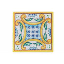Set 6 Sottobicchieri 10x10x1 cm  in Ceramica VdE Tivoli 1996 Le Riggiole