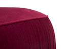 Poltrona Lady Bordeaux 60x55x79 cm in Legno e Spugna e in Ferro e Poliestere Bordeaux e Oro