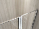 Box Doccia Angolare 1 Anta Battente in Cristallo Trasparente 6mm H190 Best Varie Misure