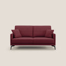 Divano 2 Posti 140x94x90 cm in Tessuto Rosso
