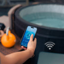 Vasca Idromassaggio Bagno di Ghiaccio da 3°C a 42°C Ø156x70 cm 5kW NetSpa Ice Grigia