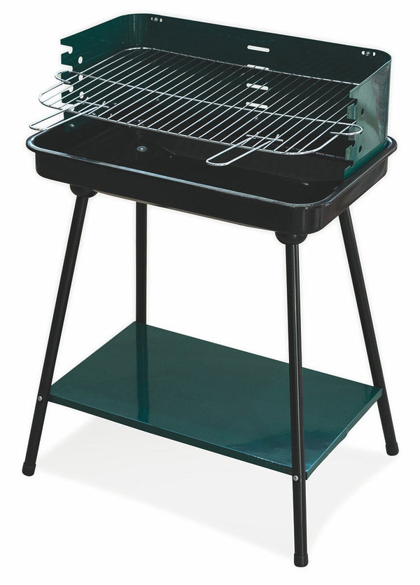 Barbecue a Carbone Carbonella Rettangolare 58x38 cm Soriani Sun-day Verde online
