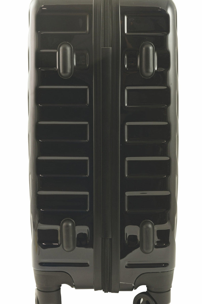 Set 2 Valigie Trolley Rigide in Policarbonato 4 Ruote TSA Soriani Blu Scuro