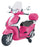 Scooter Elettrico per Bambini 12V con Licenza Piaggio Liberty ABS Rosa