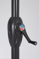 Ombrellone da Giardino 2,7 m Palo Ø36 mm Kalife Mezzaluna Olive in Alluminio