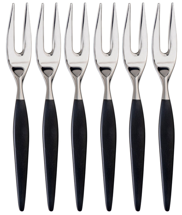acquista Set 6 Forchette in PVD e Acciaio Inox Magnolia Nero