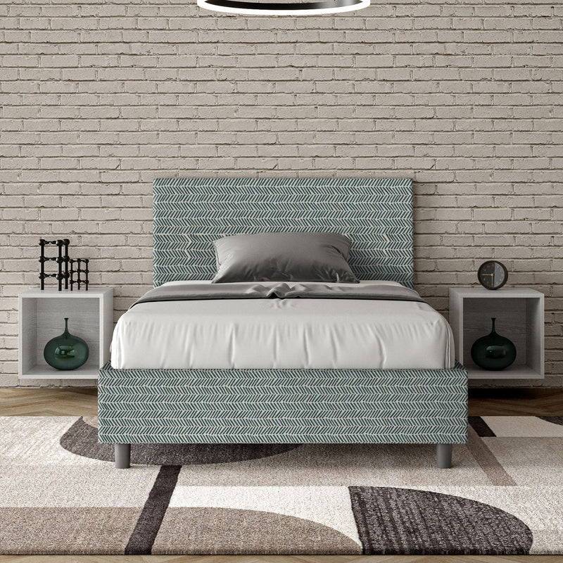 Letto 1 Piazza e Mezzo Adele Aragona 7 Azzurro Varie Misure