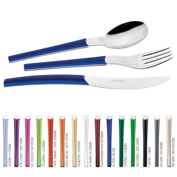 Servizio Set di Posate 24 pezzi in Acciaio Inox Eme Loto sconto