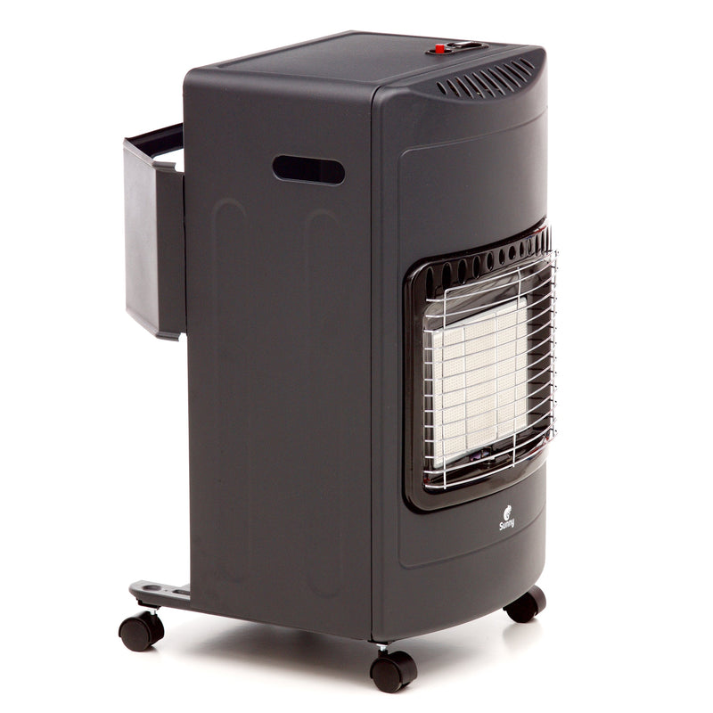 Stufa a Gas Gpl Nera da Interno Infrarossi 4200W 15Kg