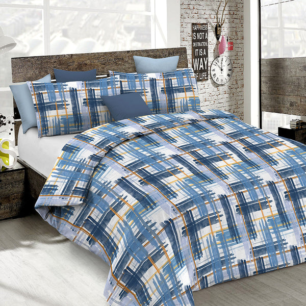 Copripiumino con stampa sul Sacco e Federe Doubleface Tratti sconto