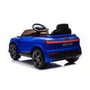Macchina Elettrica per Bambini 12V Licenza Ufficiale Audi SQ8 E-Tron con Telecomando e Sedile Pelle Blu