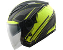 Casco Jet per Scooter Visiera Lunga CGM Phoenix 130G Nero Opaco