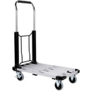 Carrello Portapacchi Pieghevole Portatutto 4 Ruote a Pianale Portata 150Kg Kinzo