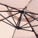 Ombrellone da Giardino Decentrato Ø3m in Alluminio con LED Florida Sabbia