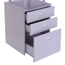 Gelatiera 1,5 Litri 38,4x24x32 cm in Acciaio Argento e Nero
