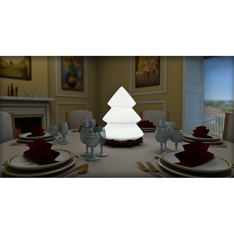 Lampada Albero di Natale LED da Terra Interno/Esterno 16 Colori H49cm Arkema P110