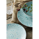 Servizio Piatti 18 Pezzi in Hard Dolomite Villa d'Este Baku Turchese