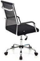 Poltrona da Ufficio Direzionale in Tessuto Urban Nera