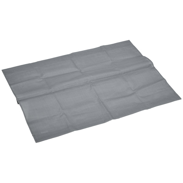 acquista Coprisedile per Dondolo da Giardino 115x48x48cm in Tessuto a Rete Grigio Chiaro