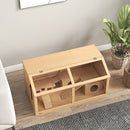 Gabbia per Criceti 85x45x44 cm con Piattaforma Scalette Capanna e Ponte