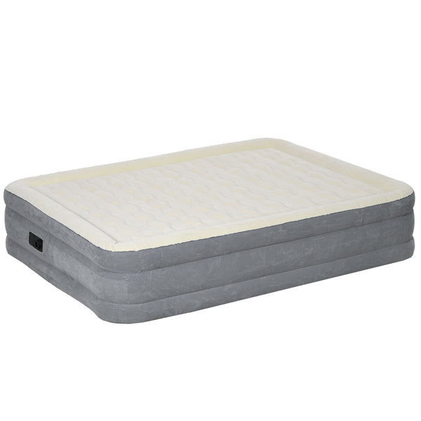 prezzo Materasso Gonfiabile Singolo con Pompa di Gonfiaggio Inclusa e Borsa 92x203x46 cm Beige