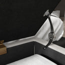 Panca Fondo Letto con Contenitore in Tessuto e Gambe in Acciaio 100x40x49cm Crema