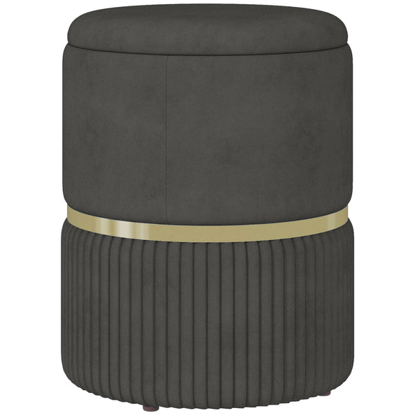 Pouf Contenitore 120 kg max 36x36x44 cm per Soggiorno Ingresso e Camera in Poliestere acquista