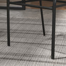 Set 2 Sedie da Giardino Impilabili Salvaspazio con Braccioli 55x58x88 cm in Acciaio Nero