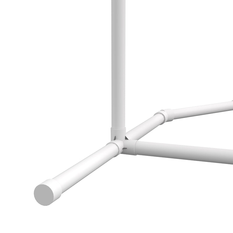 Set Addestramento Cani da Esterno 4 Pezzi 89x69x99 cm in PE e ABS Bianco e Arancione