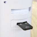 Ventilatore a Torre 45W a 3 Modalità e 3 Velocità con Timer da 12h Ø32 x 96A cm in ABS Nero e Bianco