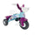 Triciclo a Pedali Primi Passi per Bambini 3 Ruote e Vano Contenitore Disney Frozen Azzurro e Viola