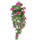 Set 2 Azalea Artificiale Pendente 80 cm Rosa