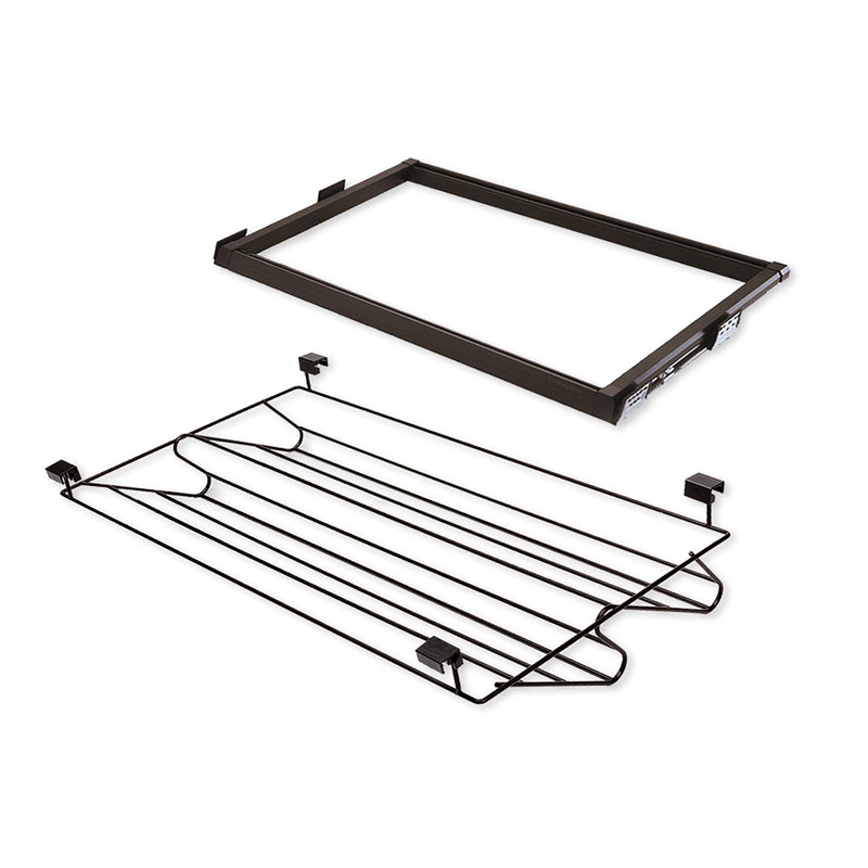 Cassetto Porta Scarpe Scarpiera per Armadio 80 cm Emuca Moka