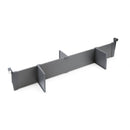 Set di Divisori Casseti Vertex-Concept L900 Grigio Antracite Alluminio e Tecnoplastica Emuca