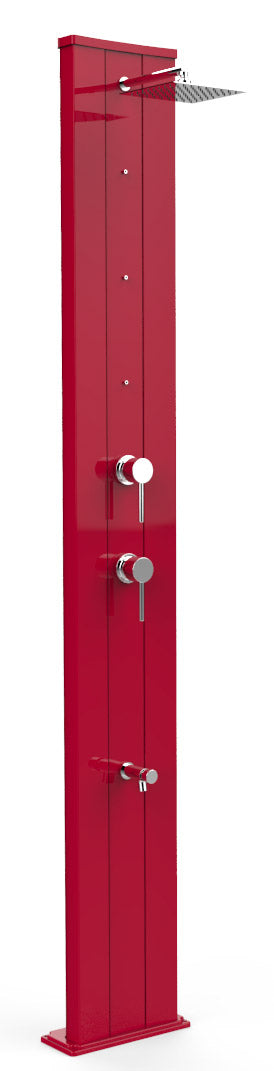 Doccia Solare da Giardino 40L Miscelatore Nebulizzatore e Lavapiedi Arkema Dada S Cherry prezzo