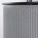 Camino a Bioetanolo Braciere da Pavimento Ø36xh56 cm per Interno ed Esterno Modigliani Ghisa Grigio